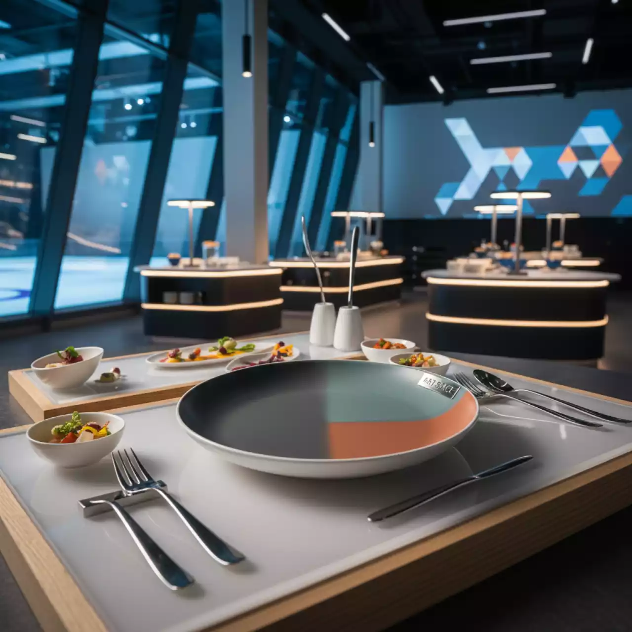 Аренда Тарелка закусочная 18 см в Керлинговом центре «Ледяной куб» — ART SPACE