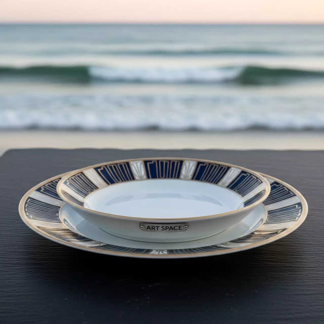 Аренда Тарелка закусочная Дижон 180 мм высота 25 мм на пляже «Маяк» — ART SPACE