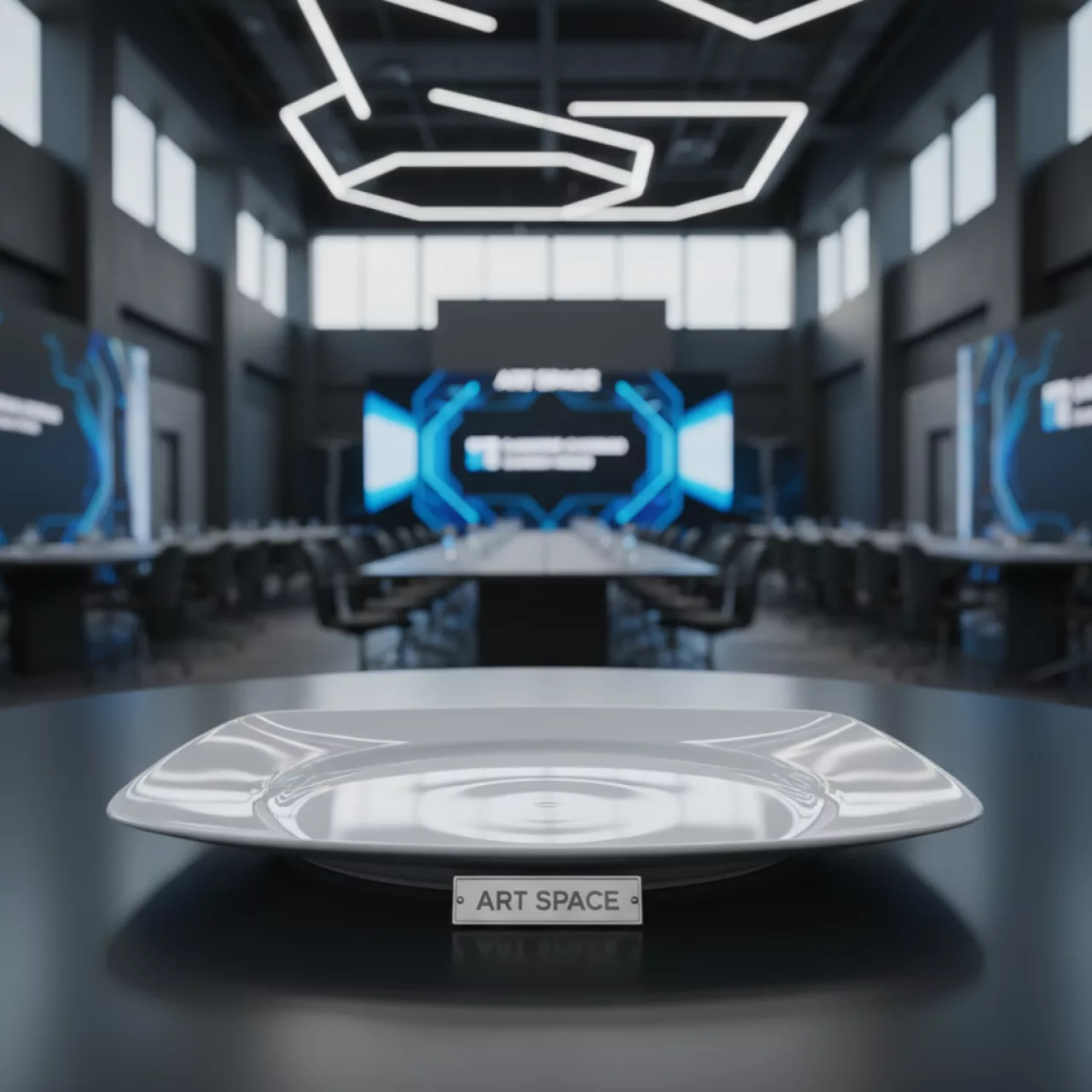 Аренда Тарелка закусочная квадратная Sam&Squito 200 мм в казино «Сочи» — ART SPACE