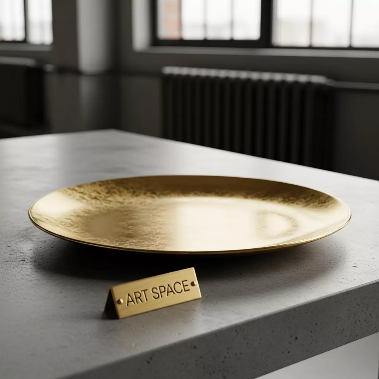 Аренда Тарелка золотая в Stella di Mosca — ART SPACE