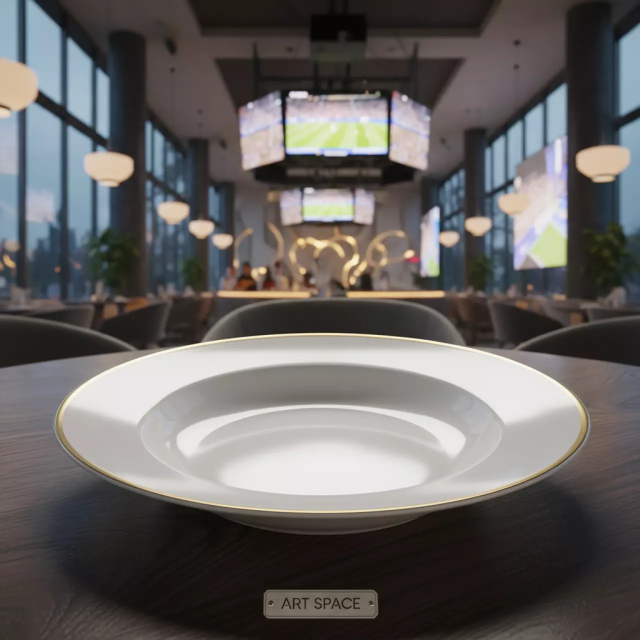 Аренда Тарелки для супа Беладонна в ресторане «Плакучая Ива» — ART SPACE