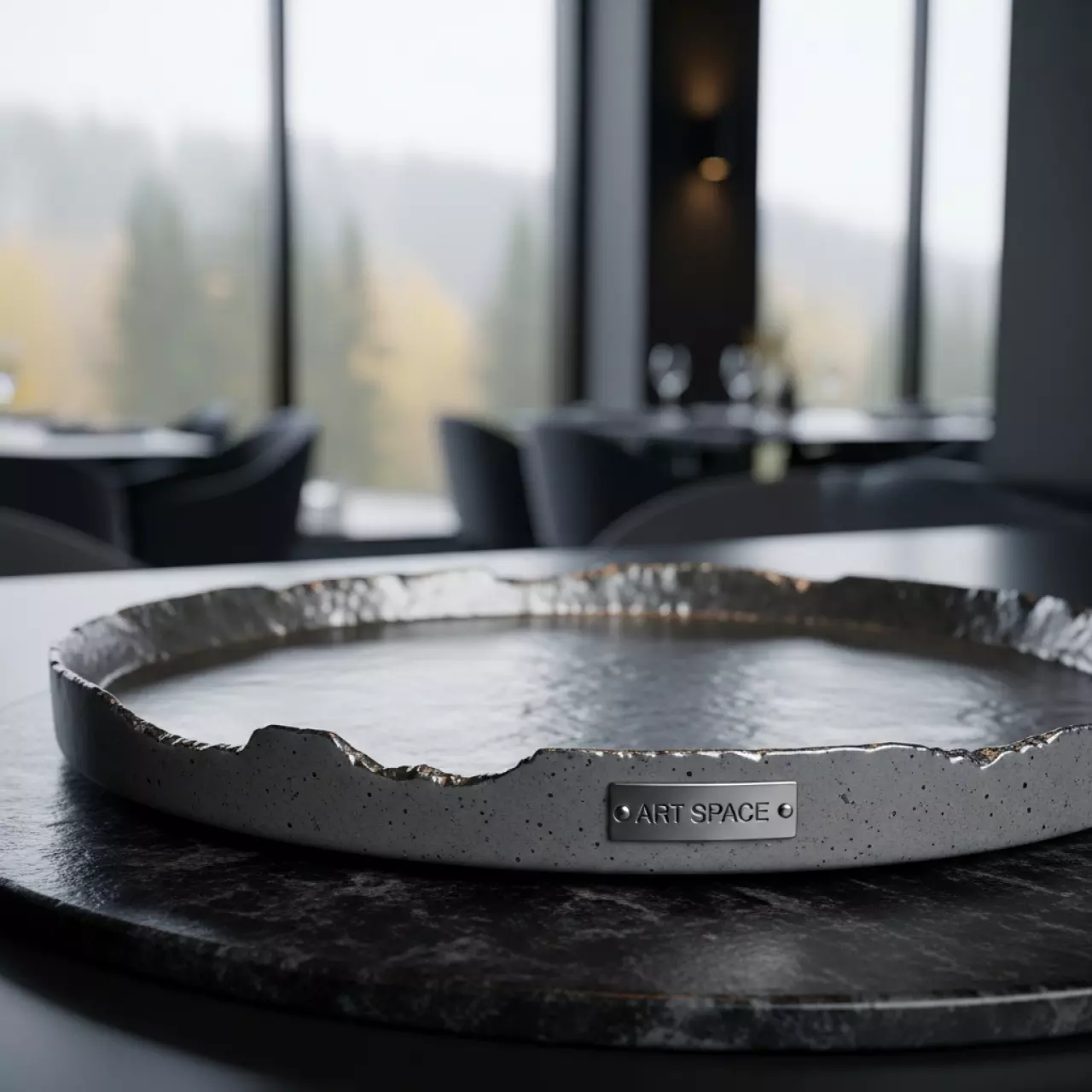 Аренда Тарелки Industrial в ресторане «Высота 5642» — ART SPACE