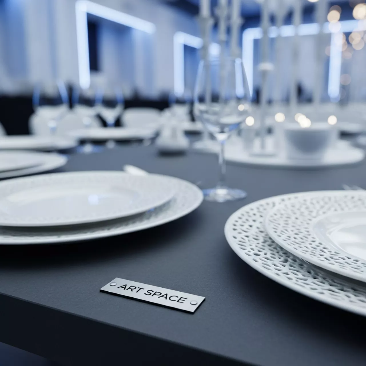 Аренда Тарелки кружевные в санатории «Октябрьский» — ART SPACE