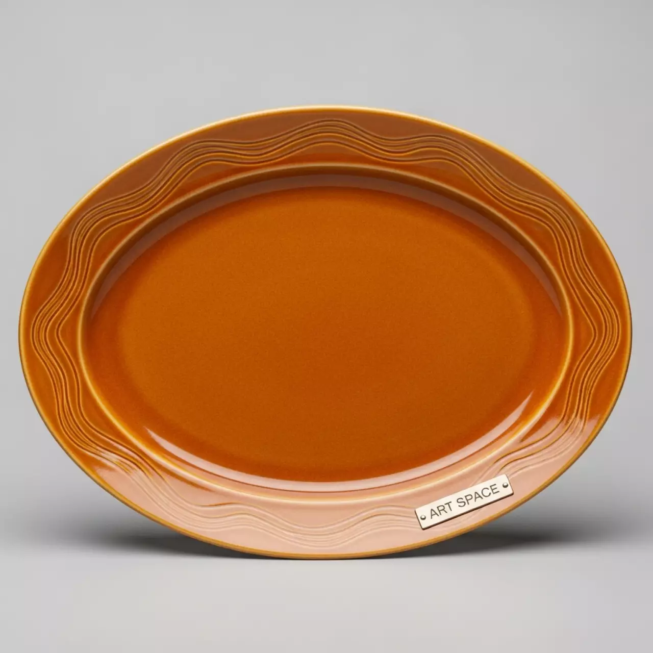 Аренда Тарелки овальной Chan Wave 36х24 см в ресторане «Высота 5642» — ART SPACE