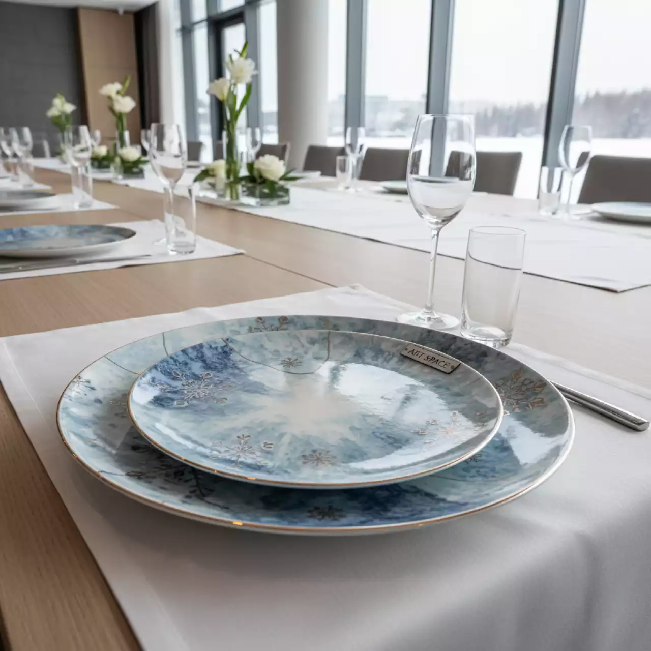 Аренда Тарелки СТЕММЕ набор из 2 в санатории «Заполярье» — ART SPACE