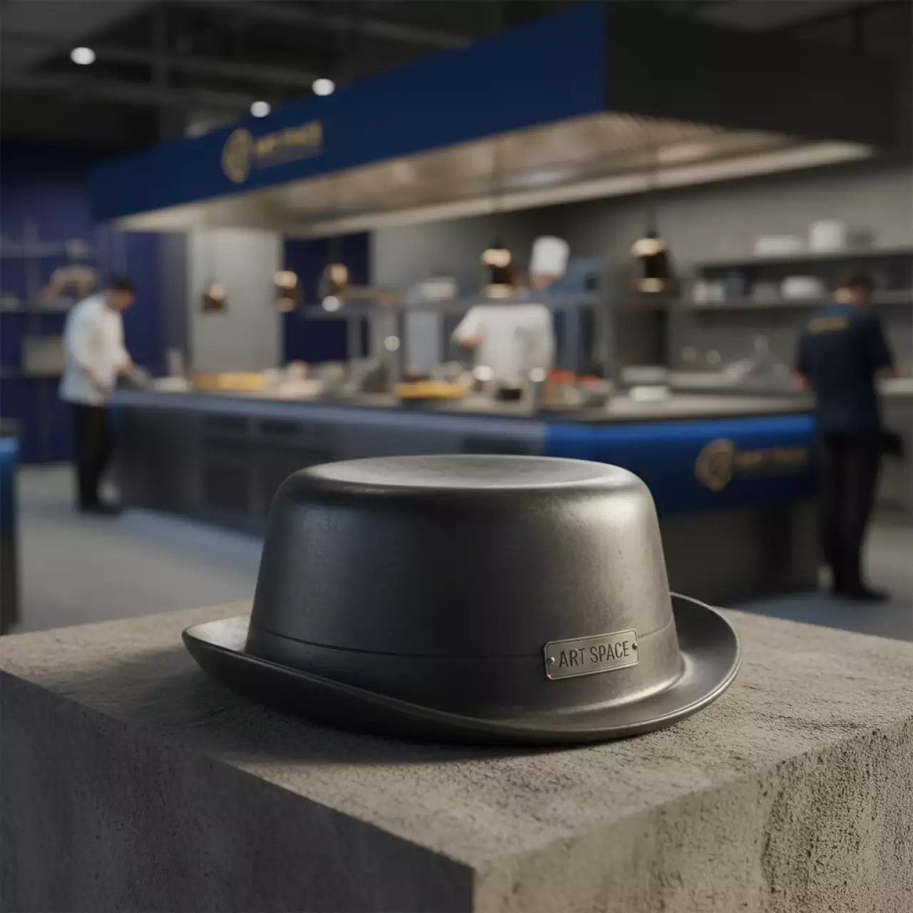 Аренда Тарелочка для подачи комплимента Шляпа 80 мл диаметр 150 мм высота 50 мм в Маринс Парк Отеле — ART SPACE