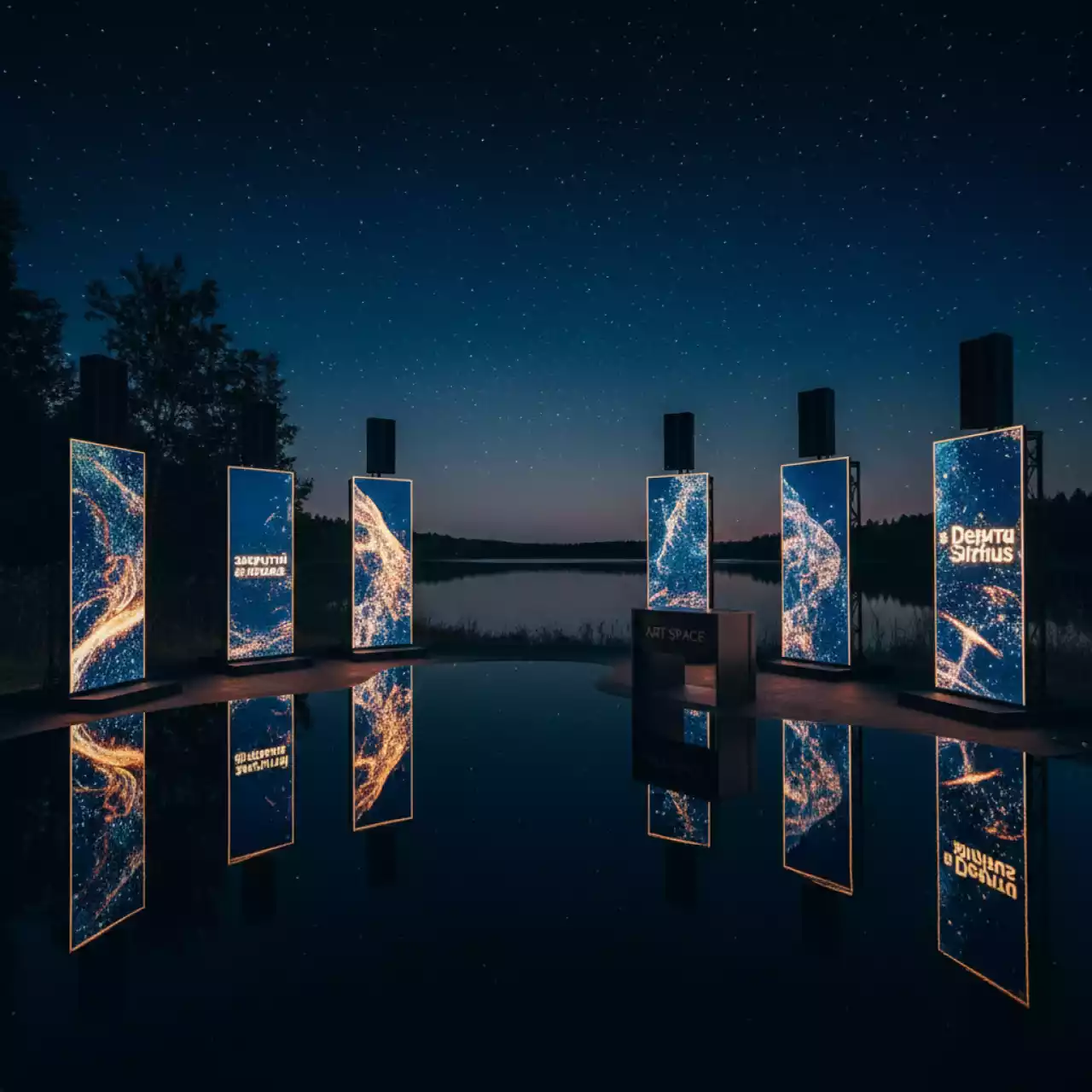 Аренда Техническое обеспечение праздника на озере Селигер в Delta Sirius — ART SPACE