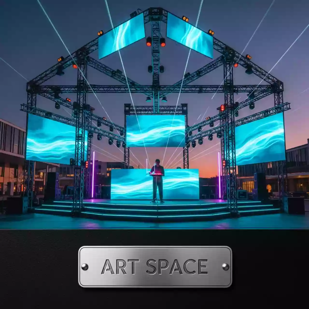 Аренда Техническое оснащение фестиваля электронной музыки Термен Фест в Alpha Sirius — ART SPACE