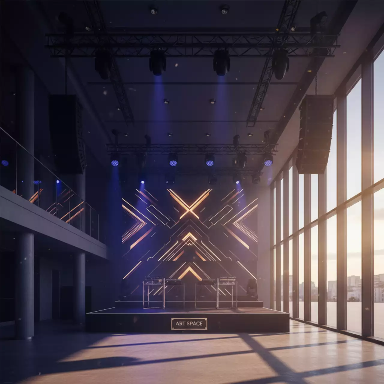 Аренда Техническое оснащение концерта в зале в Boutique Hotel PORTUM 1905 — ART SPACE