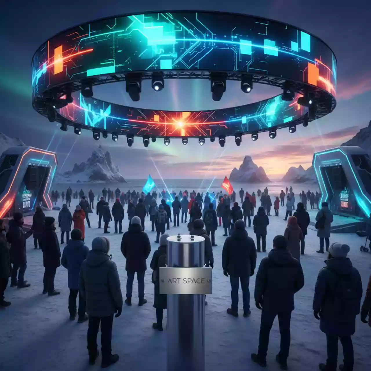 Аренда Техническое оснащение мероприятий на пляже «Мандарин» — ART SPACE