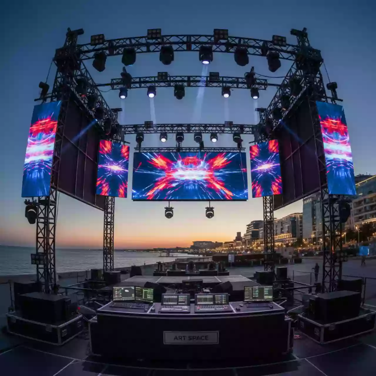 Аренда Техническое оснащение мероприятия в рамках ПМЭФ на Имеретинской набережной — ART SPACE