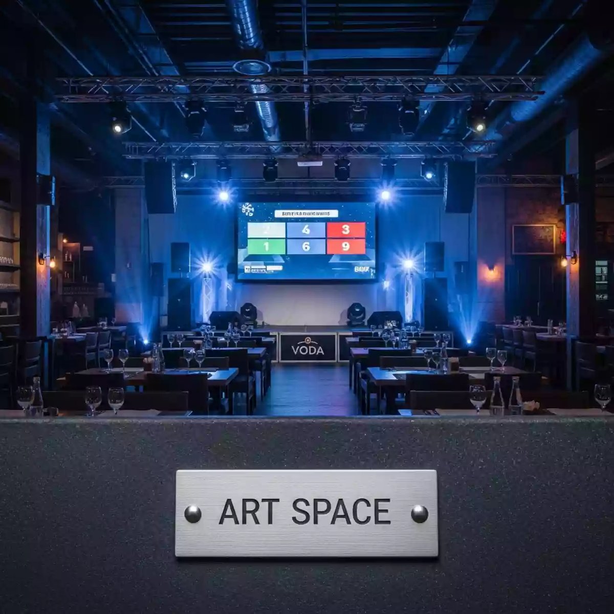 Аренда Технического Обеспечения Мероприятия в ресторане «Voda» — ART SPACE