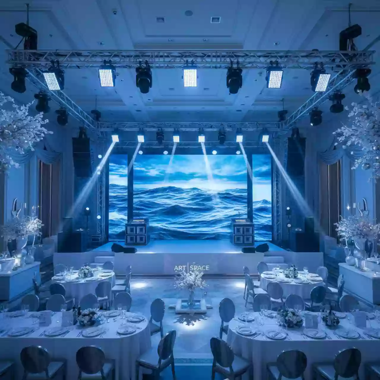 Аренда Технического оснащения международного морского водного фестиваля в ресторане «Brunello» — ART SPACE