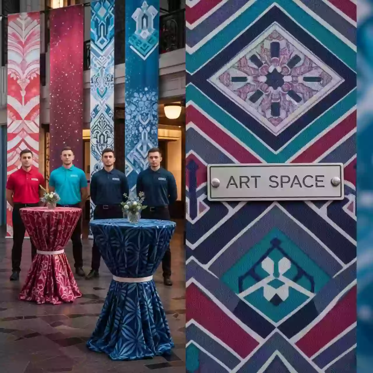 Аренда Текстиль для термопереноса сублимации на Медальной площади — ART SPACE