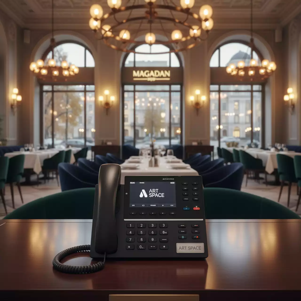 Аренда Телефон IP Yealink SIP T30P в ресторане «Магадан» — ART SPACE