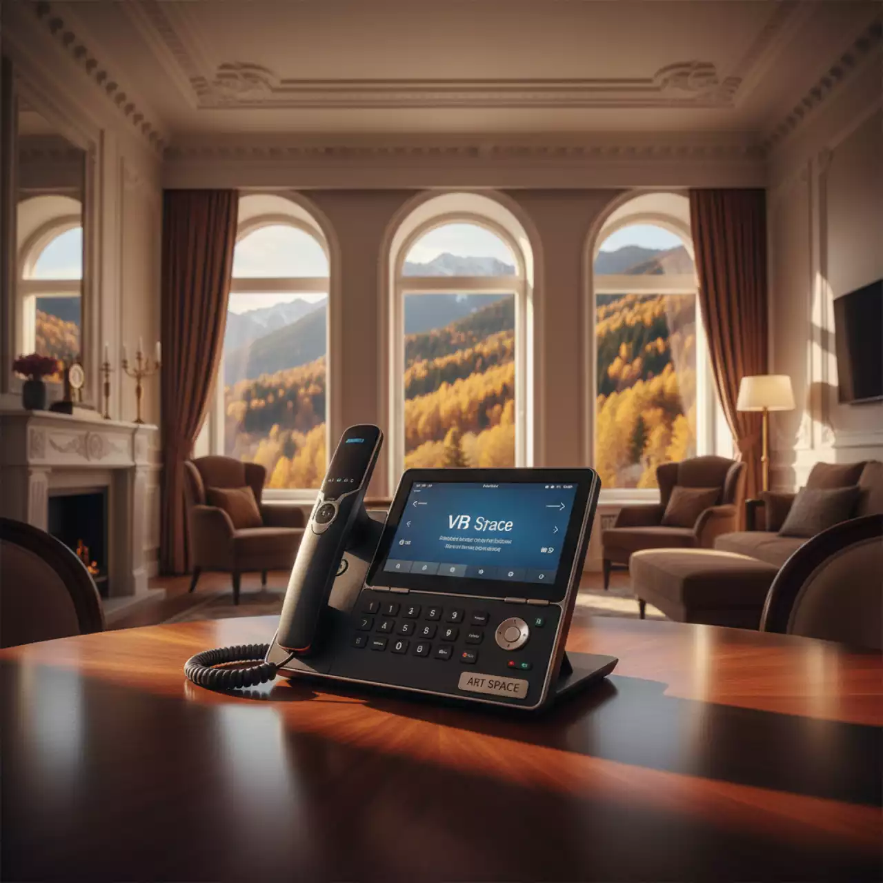 Аренда Телефон IP Yealink SIP T58W PRO в Golden Tulip Rosa Khutor — ART SPACE