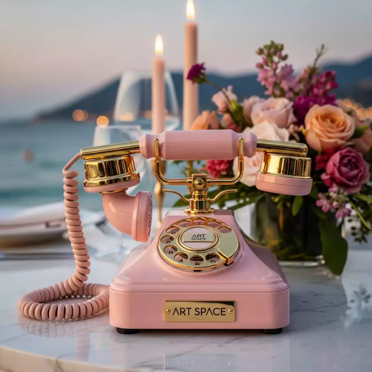 Аренда Телефон Pink на пляже «Ривьера» — ART SPACE