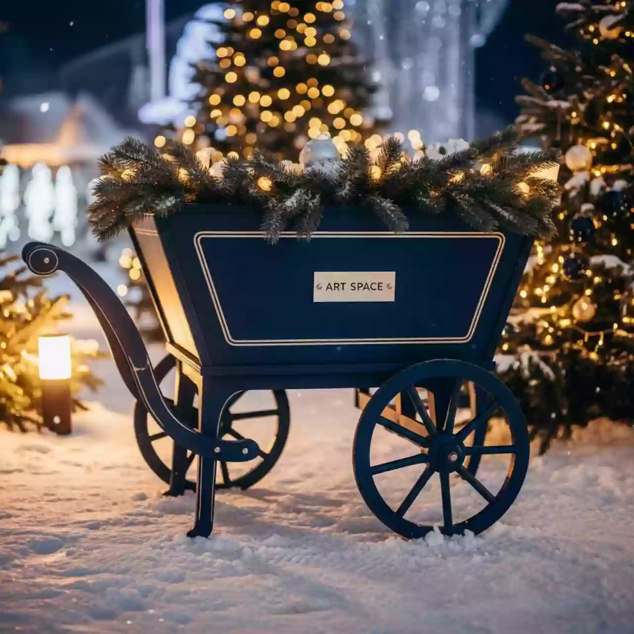 Аренда Телега малая в Поляна 1389 Отель и Спа — ART SPACE