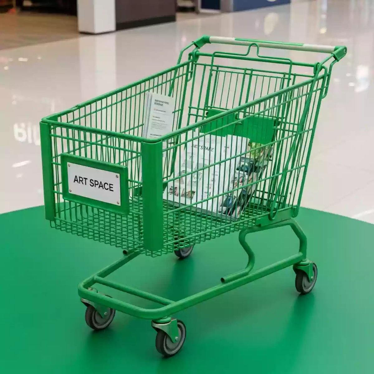 Аренда Телеги для рекламной акции в ТЦ Ривьера — ART SPACE