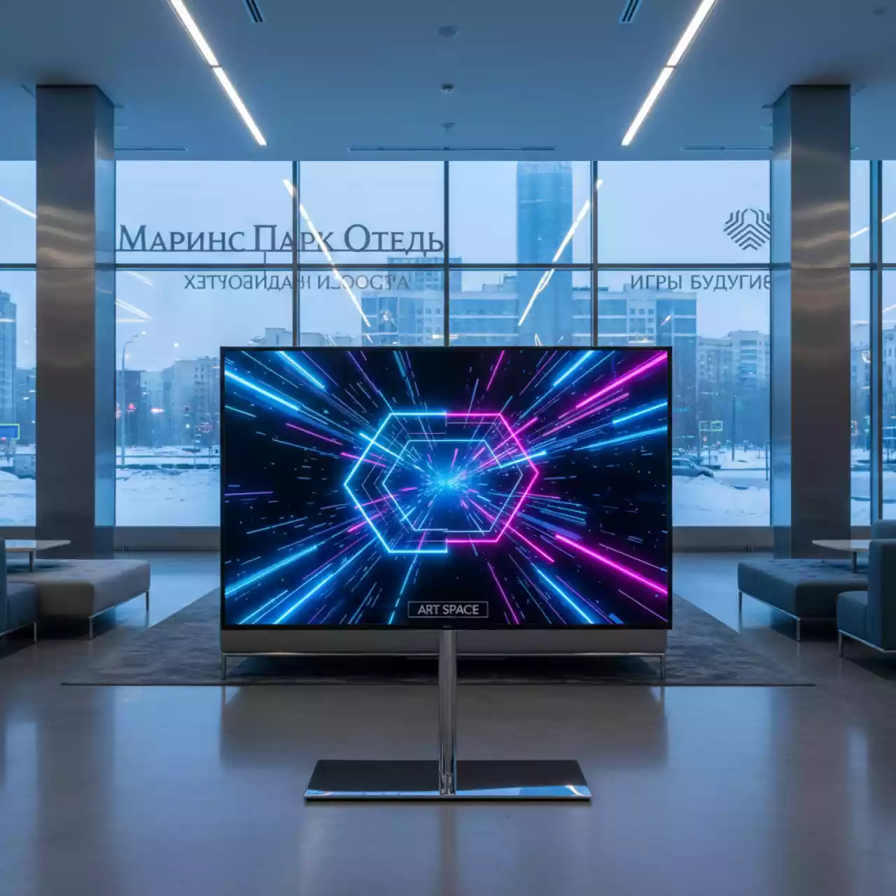 Аренда Телевизор 4K 55″ в Маринс Парк Отеле — ART SPACE