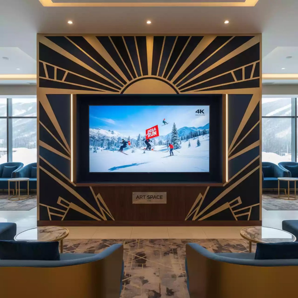 Аренда Телевизор 4K 75 дюймовый в Sport Inn Hotel & Wellness — ART SPACE