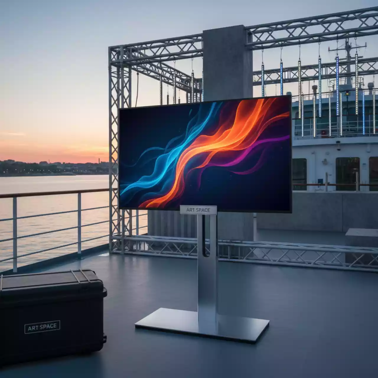 Аренда Телевизор коммерческий iVi FHD D32 на теплоходе «Дагомыс» — ART SPACE