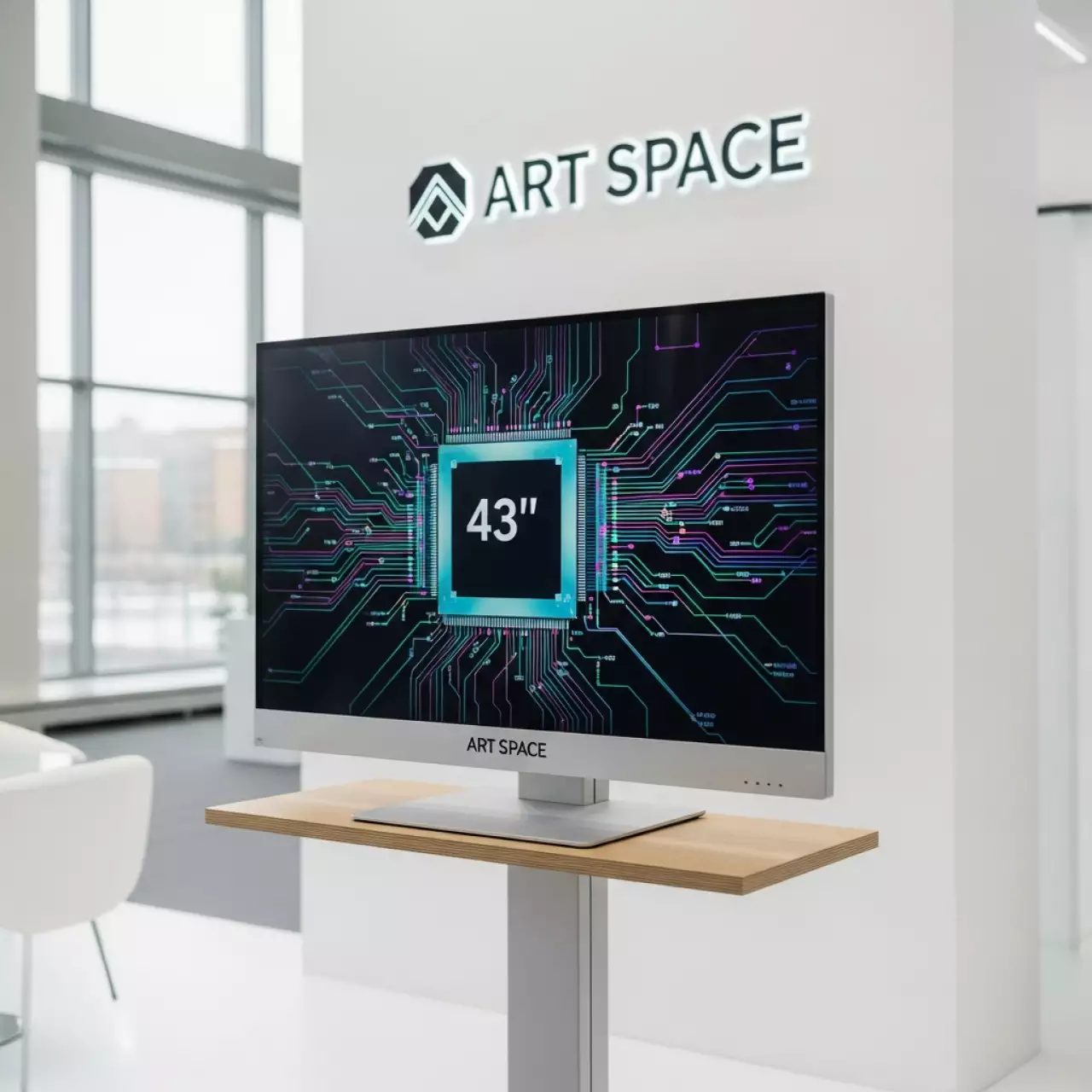 Аренда Телевизор коммерческий iVi FHD D 43 в ОКЦ «Галактика» — ART SPACE