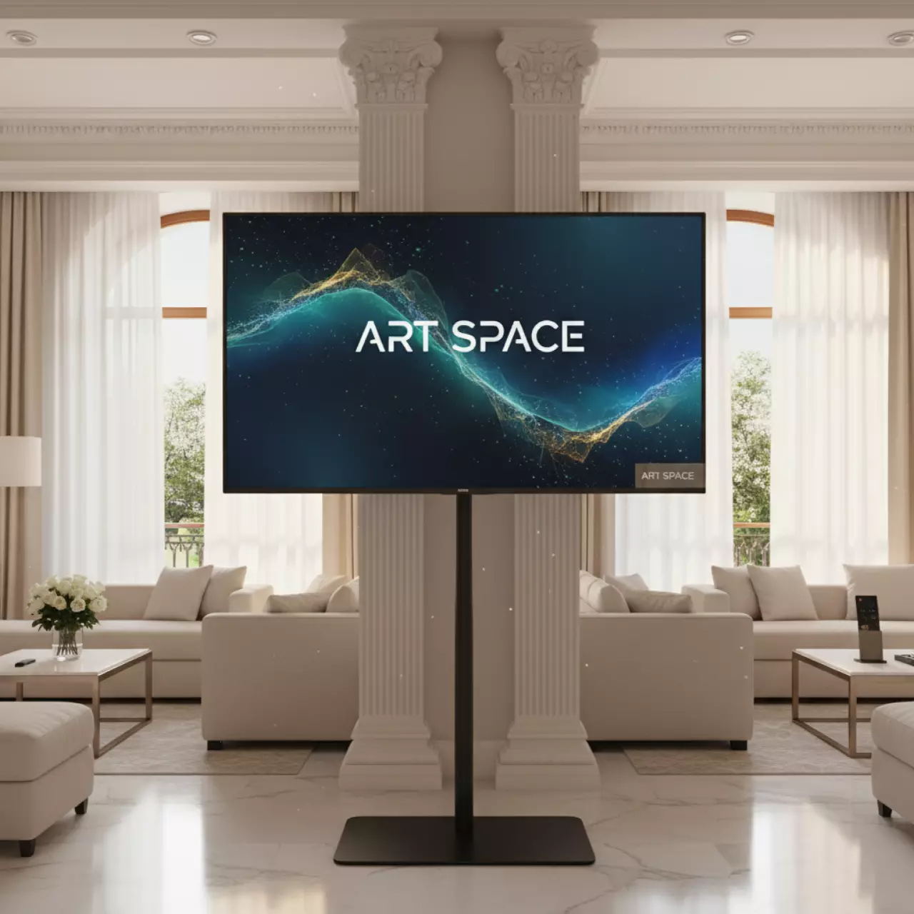 Аренда Телевизор коммерческий Samsung BE43A H 43 дюйма 4K Tizen OS в City Park Hotel Sochi — ART SPACE