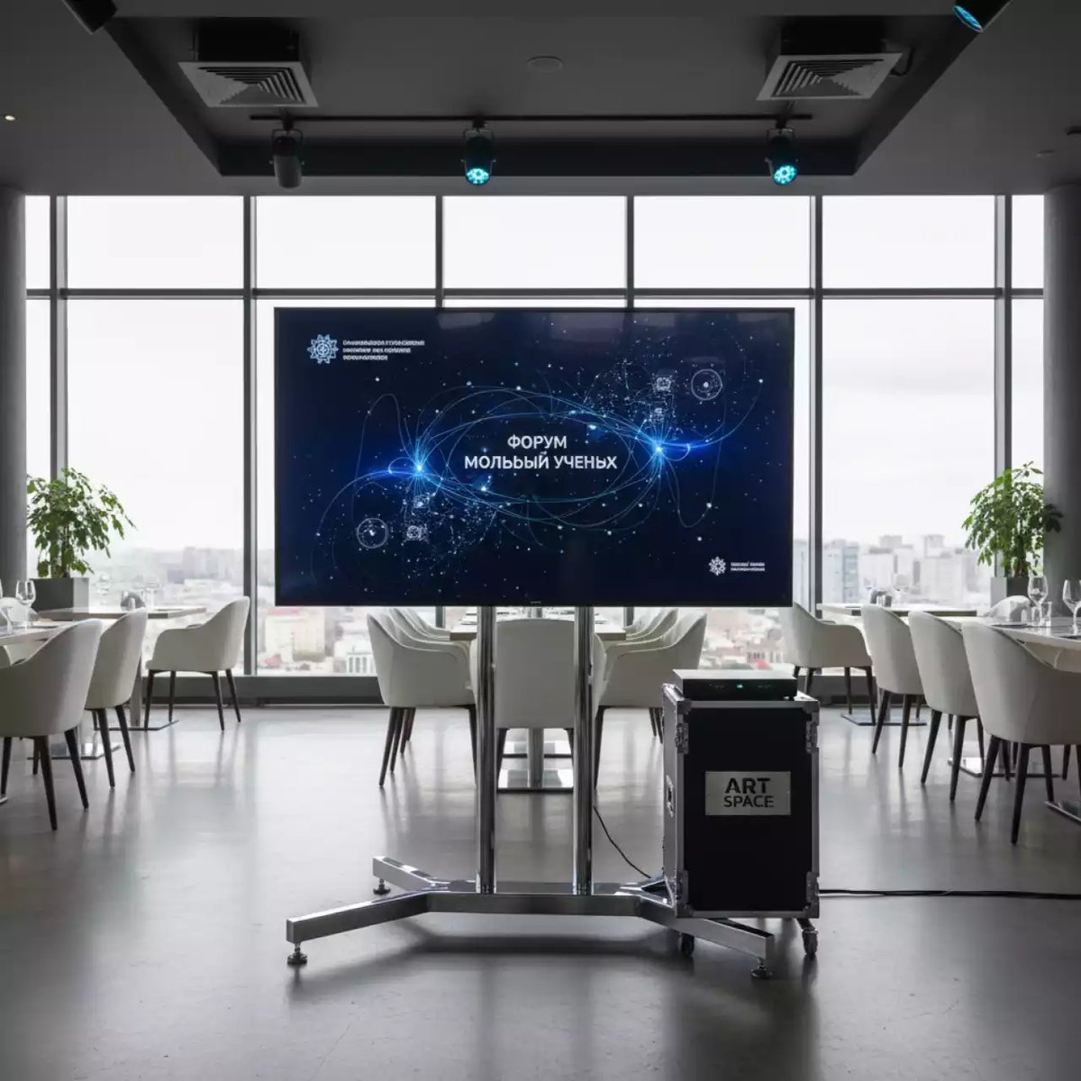 Аренда Телевизор LED 75 дюймов в ресторане «La Terrazza» — ART SPACE