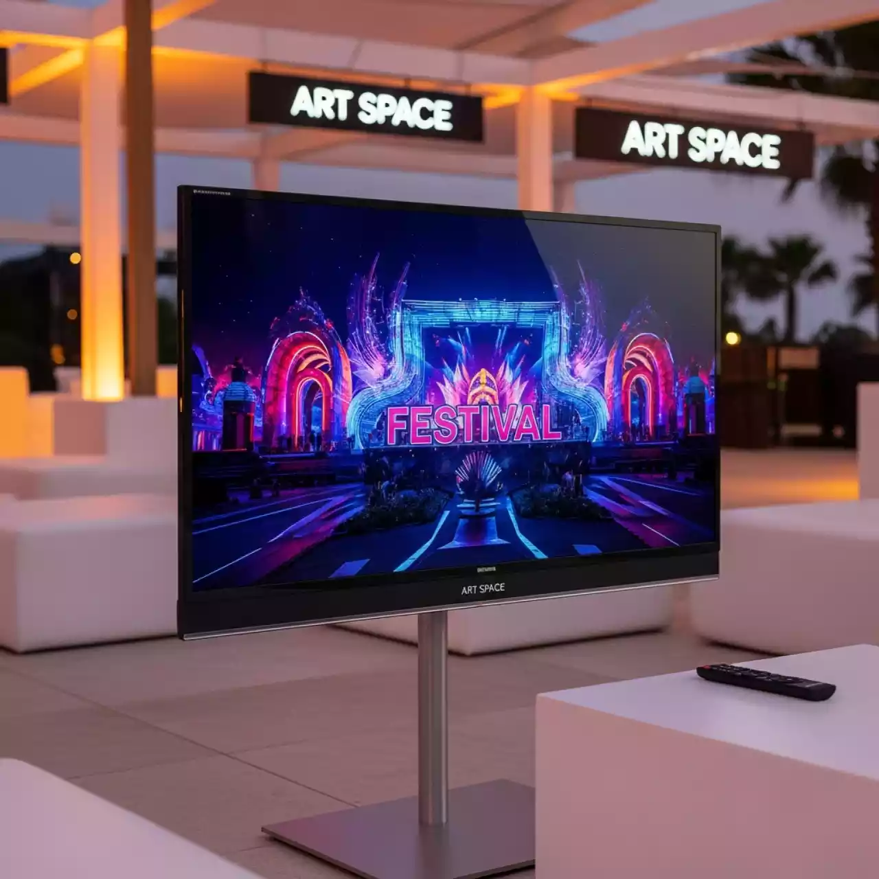 Аренда Телевизор LED Samsung 32 дюйма 81 см с пультом на пляже «Мандарин» — ART SPACE