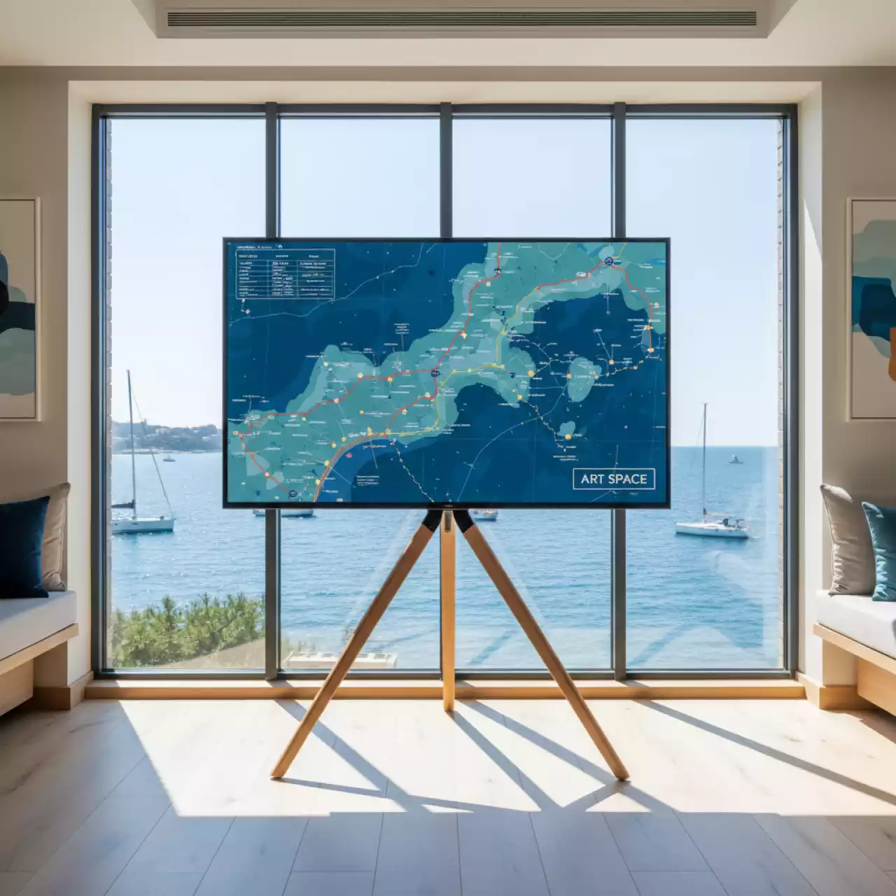 Аренда Телевизор LED TCL 50 дюймов 127 см на парусной регате (Сочи) — ART SPACE