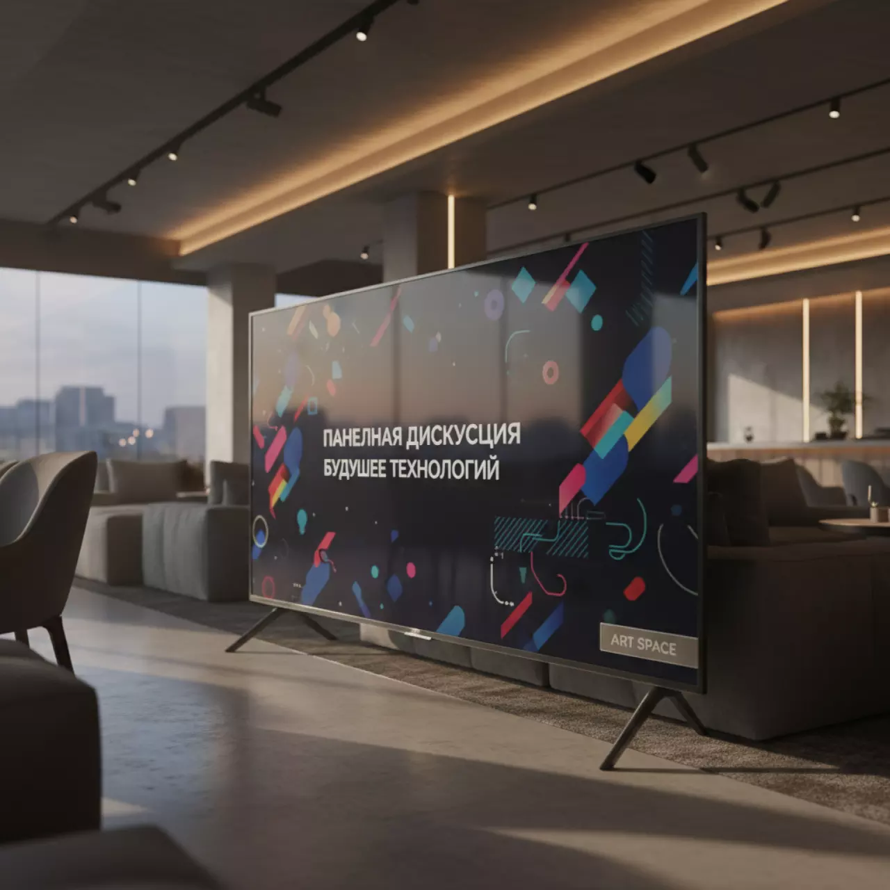 Аренда Телевизор LG 55UT640S в ресторане «Sanremo» — ART SPACE