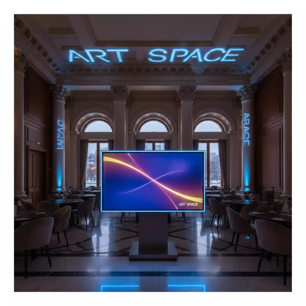 Аренда Телевизор Philips 55BFL2214 12 в конгресс-холле отеля Жемчужина — ART SPACE