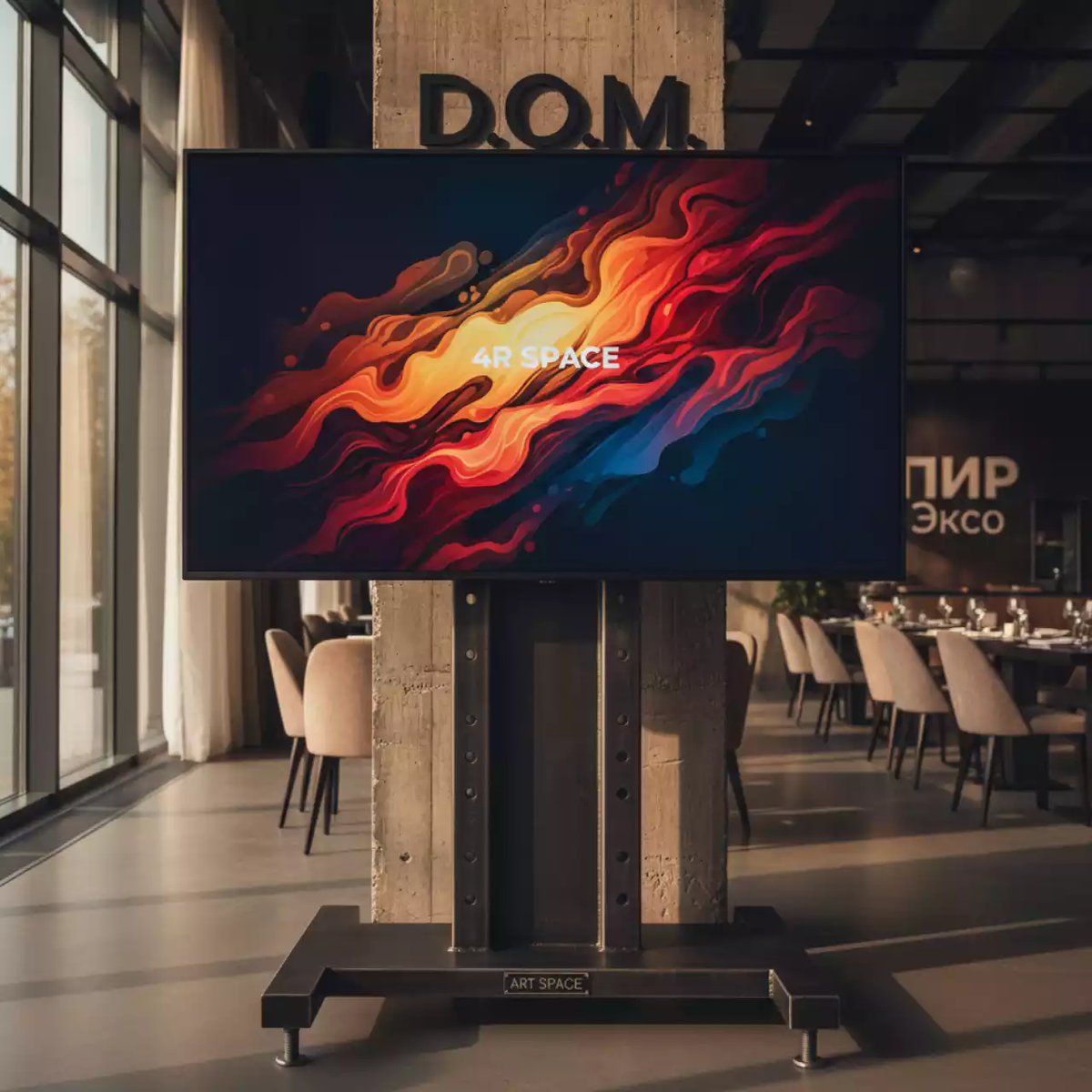 Аренда Телевизор Philips 70BFL2214 в ресторане «D.O.M» — ART SPACE