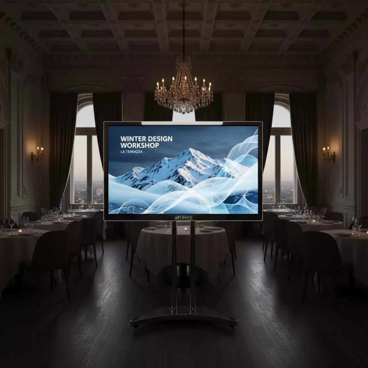 Аренда Телевизор плазма 55 дюймов в ресторане «La Terrazza» — ART SPACE