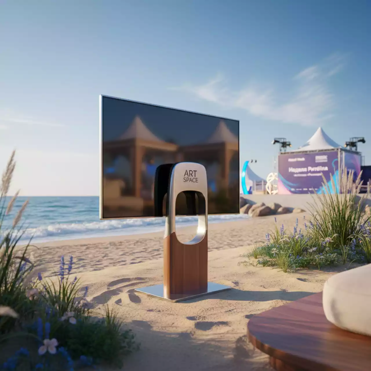 Аренда Телевизор Skilo SKL TV на пляже «Ривьера» — ART SPACE