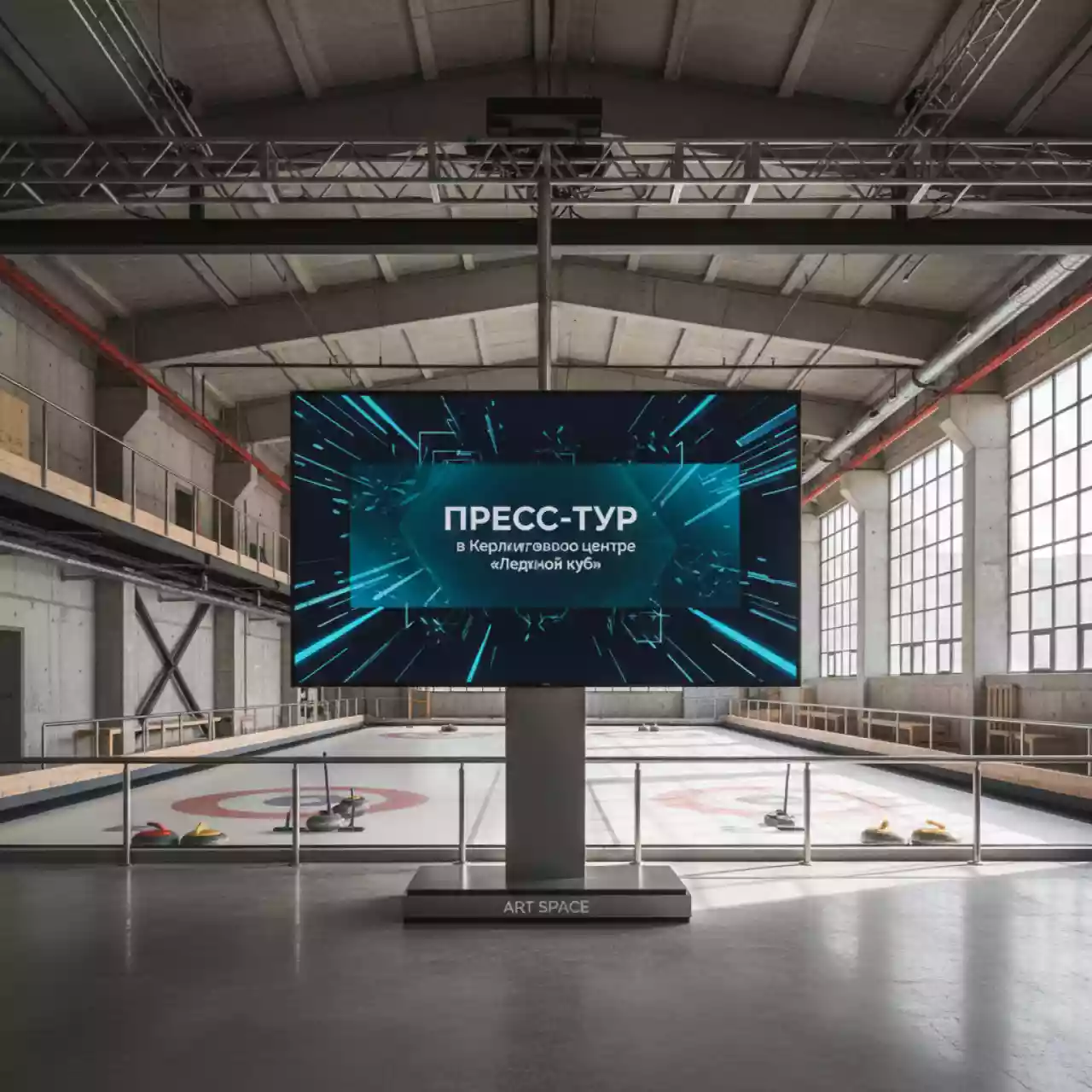 Аренда Телевизор в Керлинговом центре «Ледяной куб» — ART SPACE