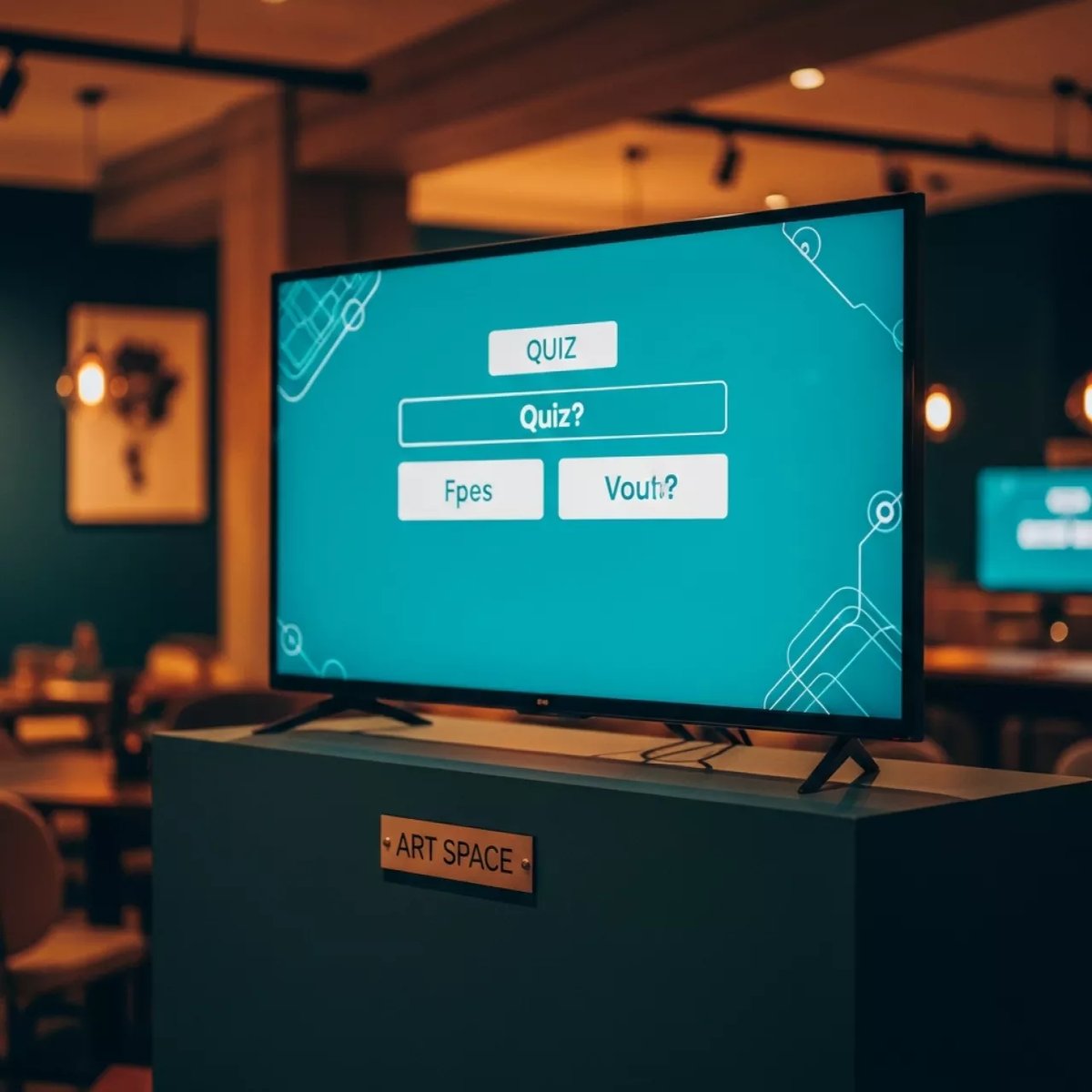 Аренда Телевизоров и плазменных панелей в ресторане «Voda» — ART SPACE