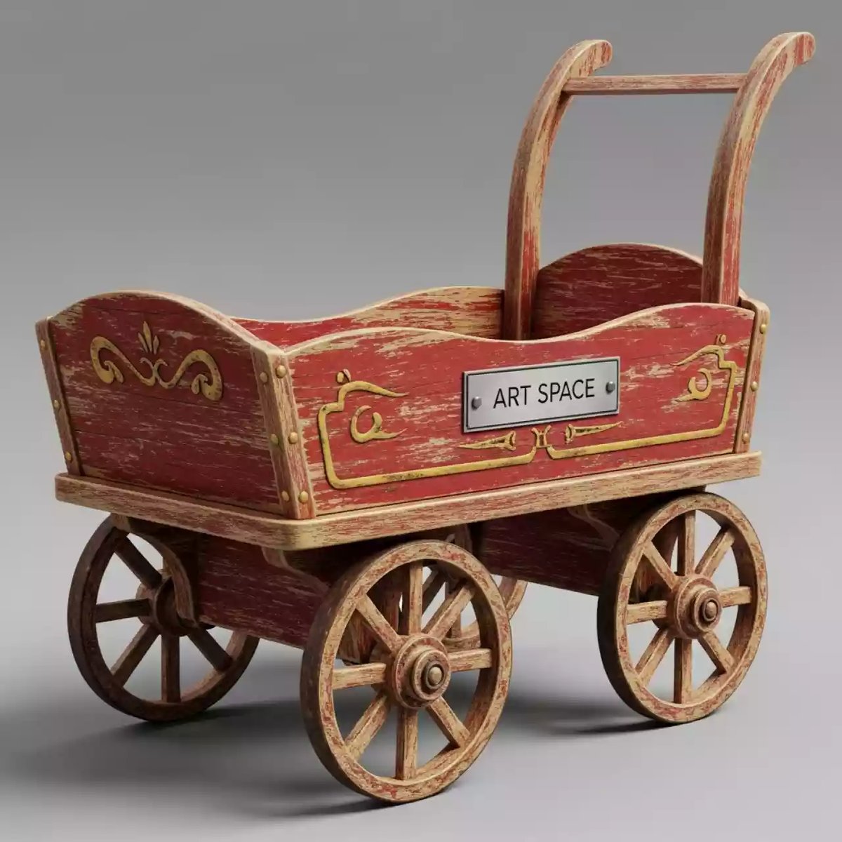 Аренда Тележка декоративная Retro Circus в Red Arena — ART SPACE