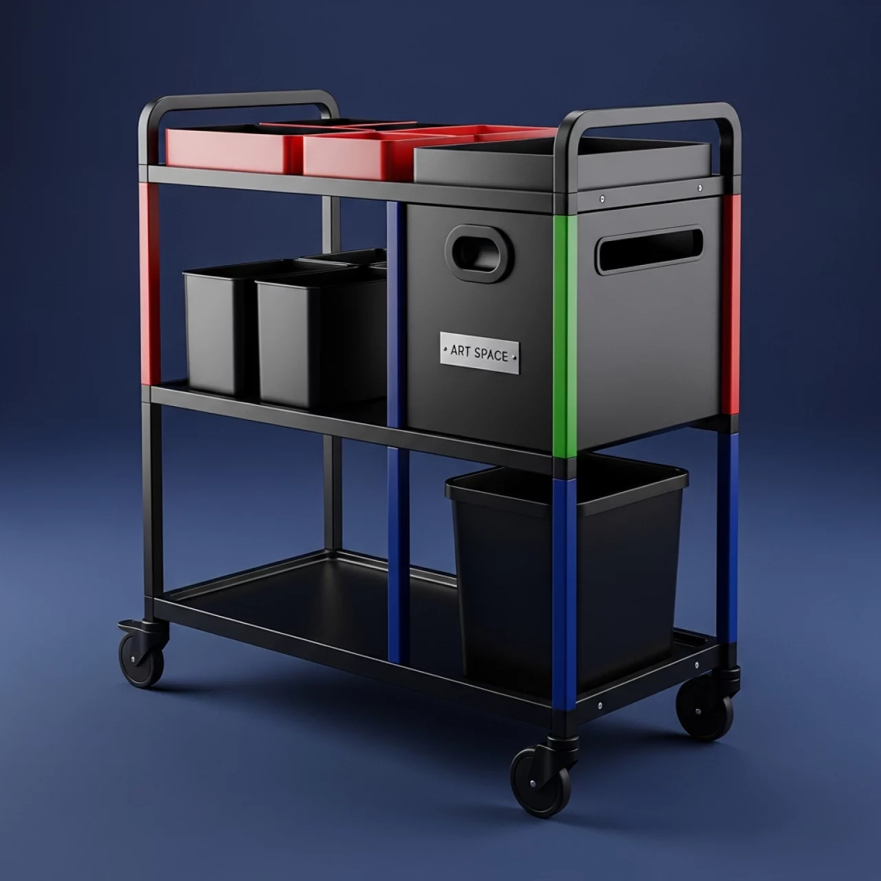 Аренда Тележка для горничных универсальная сварная в ресторане «Магеллан» — ART SPACE