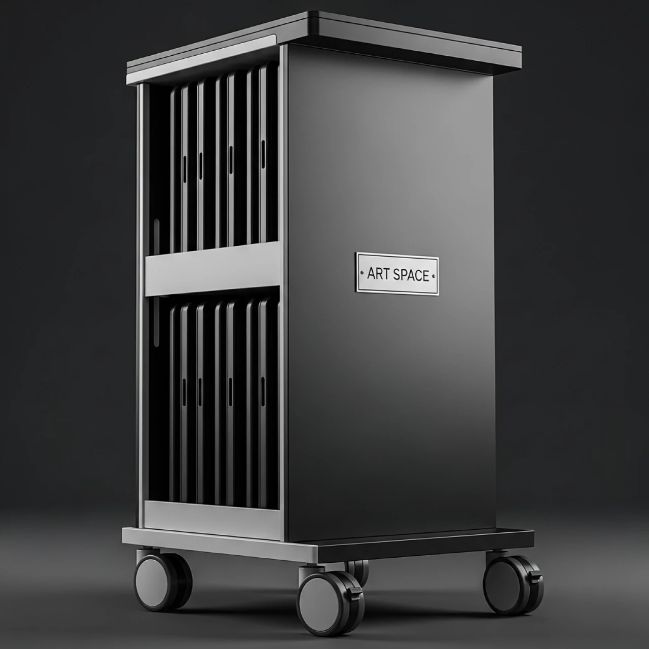 Аренда Тележка для хранения ноутбуков LIGA group Мобил Класс в ресторане «Высота 5642» — ART SPACE