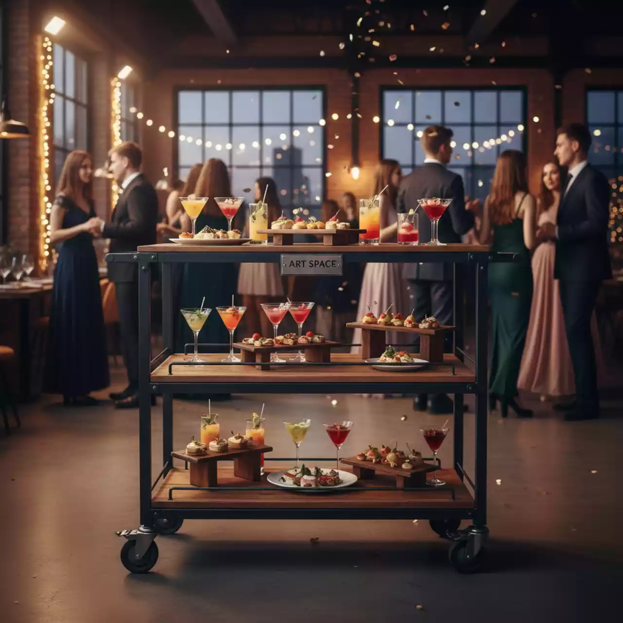 Аренда Тележка для меню Hotel в ресторане «Voda» — ART SPACE