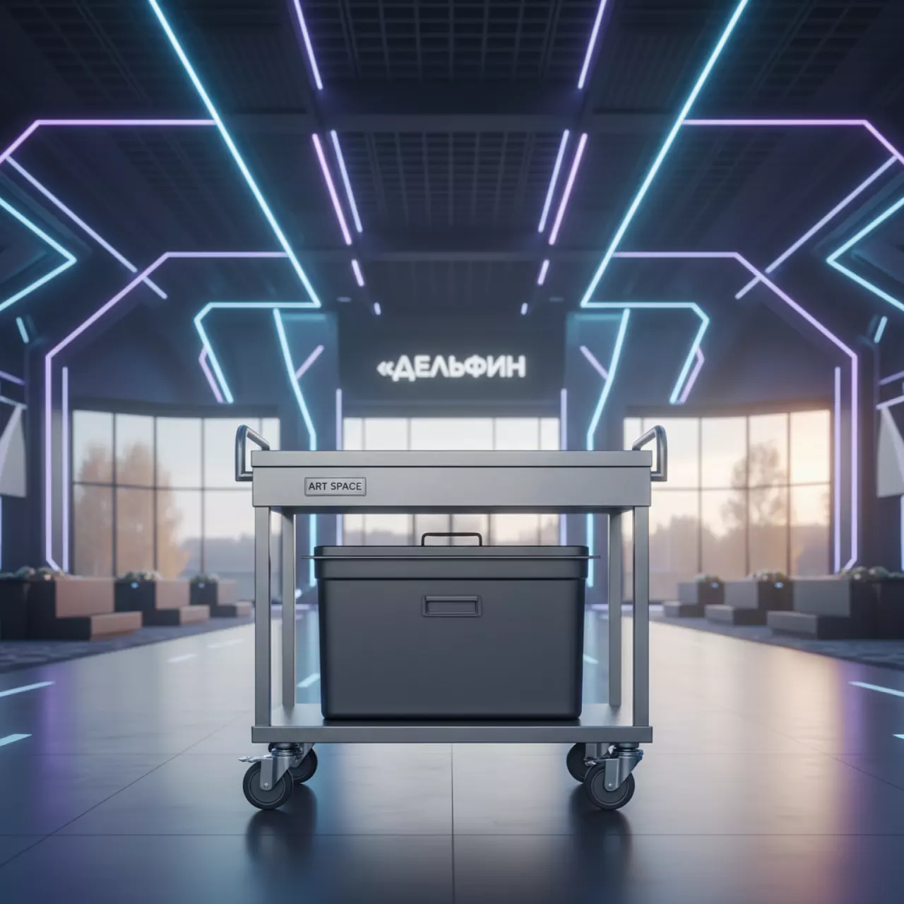 Аренда Тележка для РУМ сервиса под термобокс Warm в банкетном зале «Дельфин» — ART SPACE