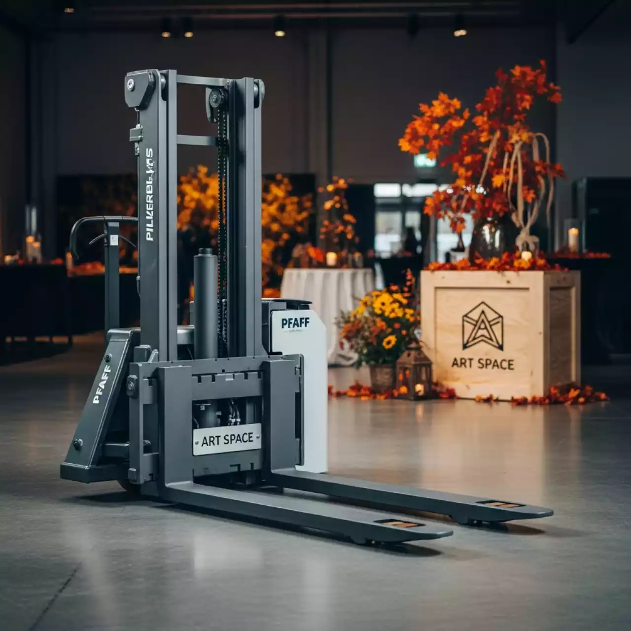 Аренда Тележка гидравлическая Pfaff Silverblau Proline HU20 200 TP с нестандартной длиной вил в Gamma Sirius — ART SPACE