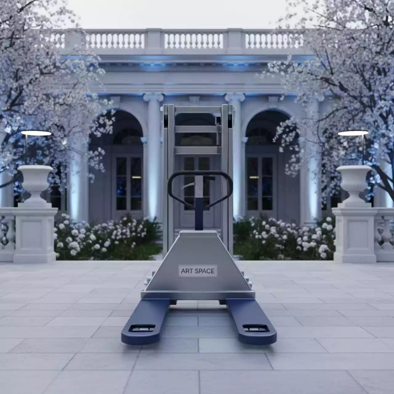 Аренда Тележка гидравлическая рохля Pfaff Silverblau Proline HU30 115 TP в усадьбе Голицына — ART SPACE