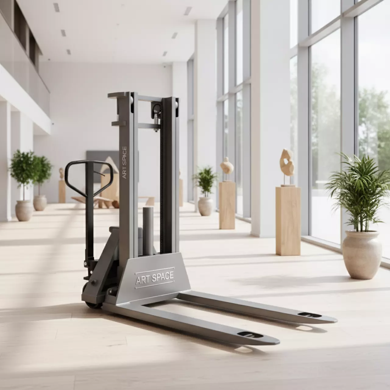 Аренда Тележка гидравлическая с нестандартной длиной вил Pfaff Silverblau Proline HU20 200 TP в Stella di Mosca — ART SPACE