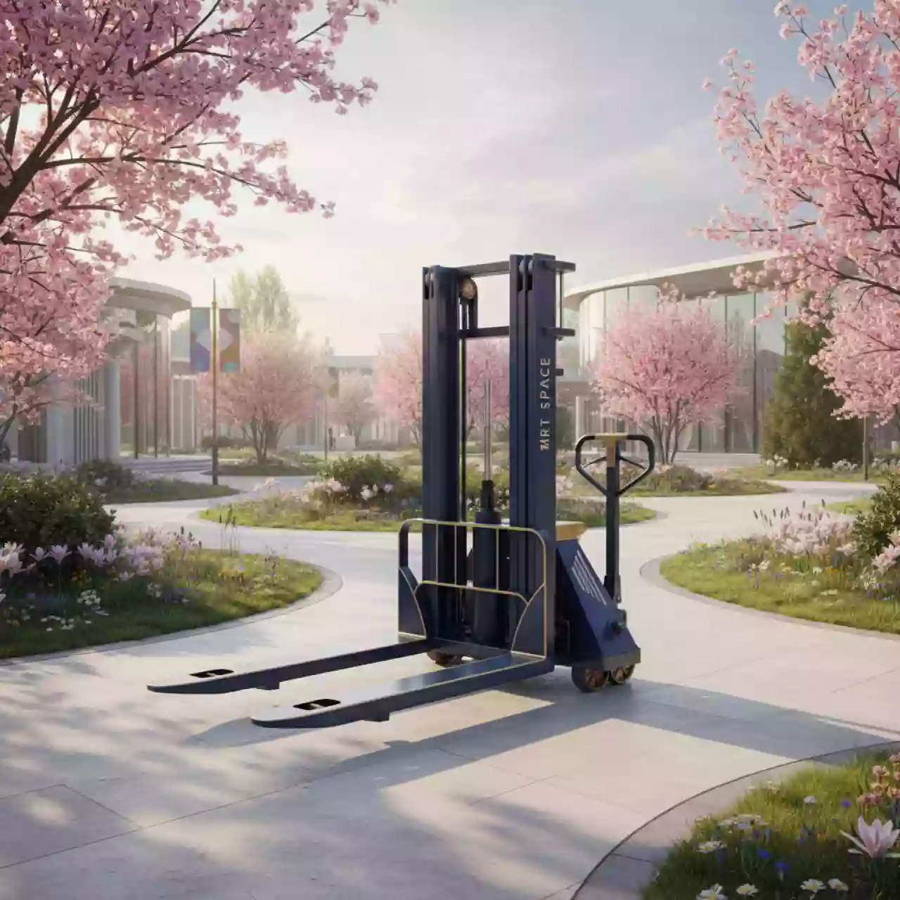 Аренда Тележка гидравлическая с нестандартной длиной вил Tisel T20 18 в этно-парке «Моя Россия» — ART SPACE