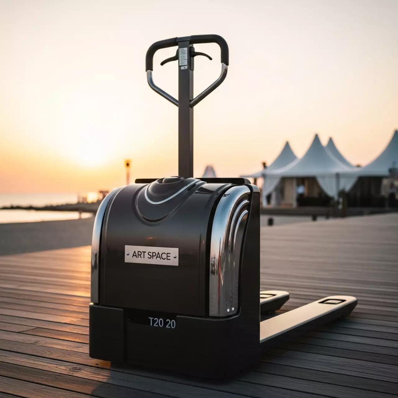 Аренда Тележка гидравлическая Tisel T20 20 на пляже «Маяк» — ART SPACE