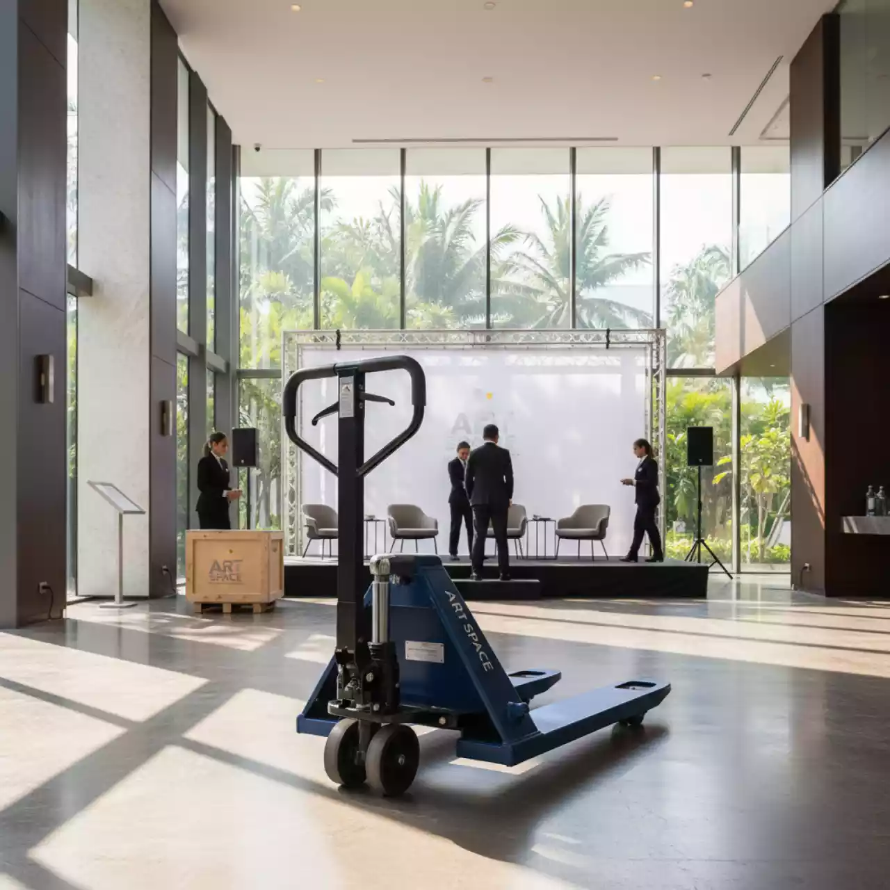 Аренда Тележка гидравлическая Tisel T25 08 в Novotel Resort — ART SPACE