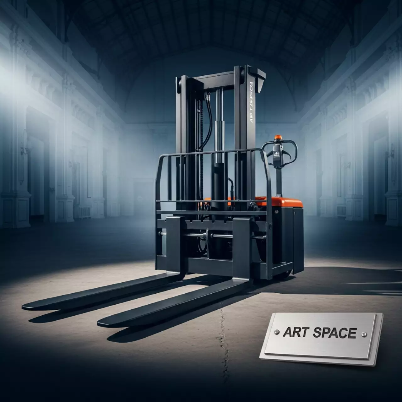 Аренда Тележка гидравлическая Tisel T25B685 с широкими вилами в санатории «Металлург» — ART SPACE